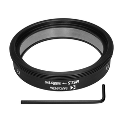 52,5-mm-Klemme auf M65x1-Außengewindeadapter (Projektionsobjektive auf Helikoiden), SLIM (RafCamera)