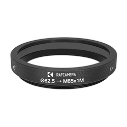 62,5-mm-Klemme auf M65x1-Außengewindeadapter für Helikoide (RafCamera)