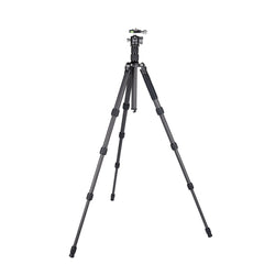 AOKA KE255C Carbon-Stativ + BH25 Kugelkopf, Schwarz