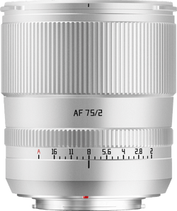 TTArtisan AF 75mm f/2 Silber