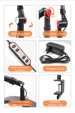 HELIOS HL-180 half-moon LED light