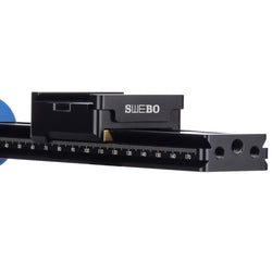 SWEBO „MicroMover LS001 Pro“ Manuelle Makro-Fokussierschiene (0,01 mm, Mikrometer-Stil)