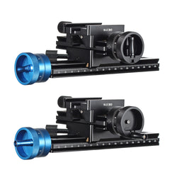 SWEBO „MicroMover LS001 Pro“ Manuelle Makro-Fokussierschiene (0,01 mm, Mikrometer-Stil)