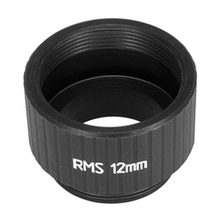 12mm adapter to match parfocal heights of DIN and RMS objectives, black (RafCamera)