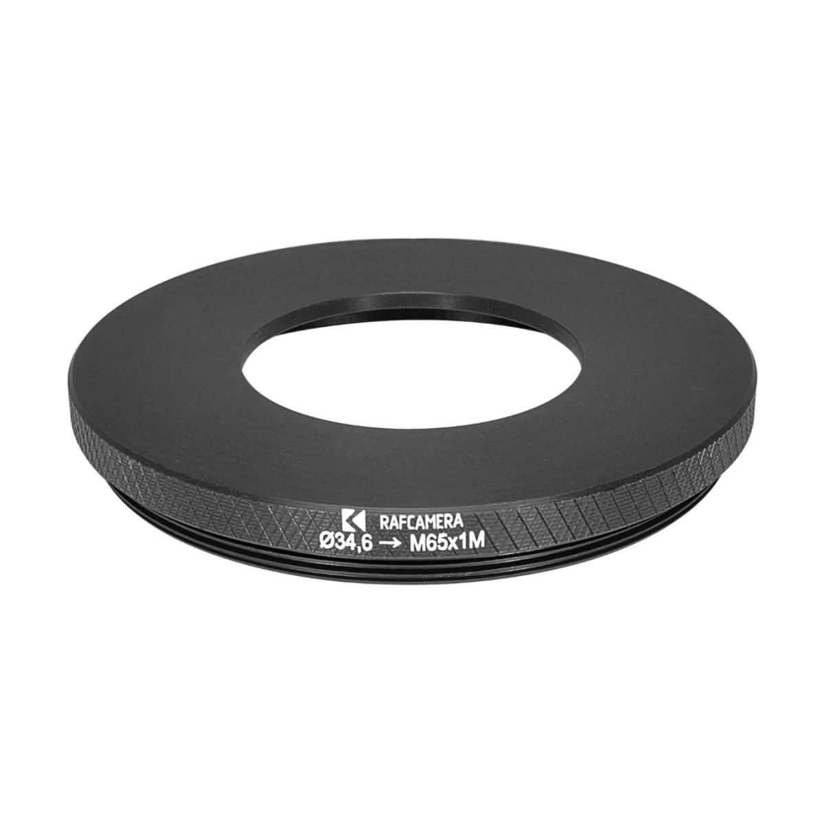 34.6mm bore to M65x1 male thread adapter for shutters (RafCamera ...