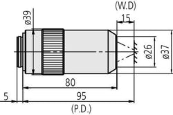 Mitutoyo 10X HR Microscope Objective (M PLAN APO HR)