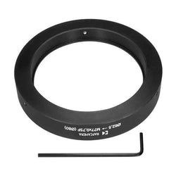 62.5mm Clamp to M77x0.75 Female Thread Adapter with 80mm Outer Diameter