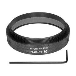 65mm clamp to M65x1 male thread adapter