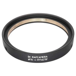 70mm Clamp to M77x0.75 Female Thread Adapter for Kowa Anamorphic 16-H