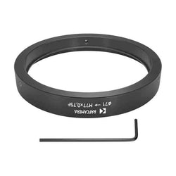 71mm clamp to M77x0.75 female thread adapter