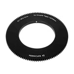Precision Aluminium Follow Focus Gear for Kinoptik TEGEA 1.8/9.8mm Lens