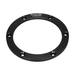High-quality aluminium lens board with M75x0.75 thread for precise camera accessory fitting.