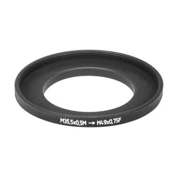 High-quality aluminium alloy M35.5 to M49 thread adapter for Kiev-16U lenses
