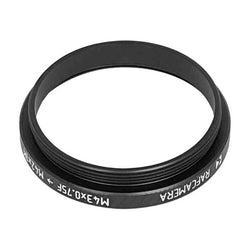 M43x0.75 male to M105x1 female thread adapter (43mm - 105mm filter step-up ring)