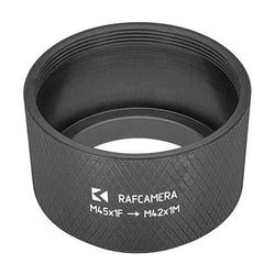 High-quality M45x1 to M42x1 thread adapter for camera lenses