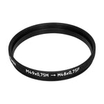 M49x0.75 male to M48x0.75 female thread adapter by RafCamera, high-quality aluminium