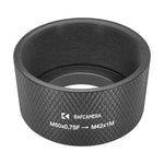High-quality M50x0.75 to M42x1 lens adapter by RafCamera