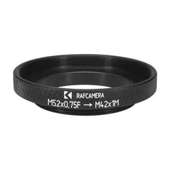 High-quality M52x0.75 to M42x1 adapter for photography