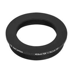 High-quality M58x0.75 to M42x0.75 T2 Thread Adapter by RafCamera