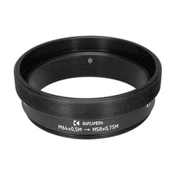 M64x0.5 to M58x0.75 Thread Adapter for ISCO Anamorphic Lenses