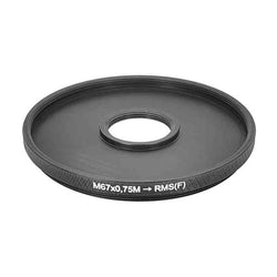 RMS to M67x0.75 Step-down Ring Adapter for Macro Photography