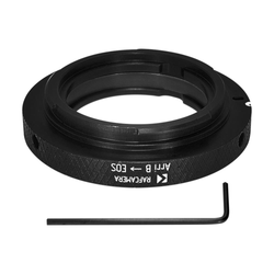 Arri Bayonet (Arri-B) lens to Canon EOS camera mount adapter (RafCamera)