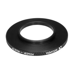 Adapter M33x0,5 Außengewinde auf M52x0,75 Innengewinde (33 mm auf 52 mm Step-up-Ring) (RafCamera)