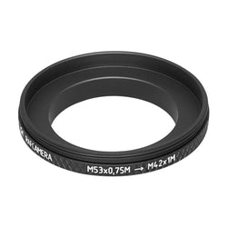 M53x0.75 to M42x1 thread mount adapter for MC El-Nikkor 135mm lens (RafCamera)