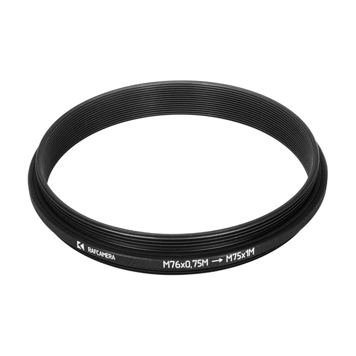 M76x0.75 male to M75x1 male thread adapter (RafCamera) - MJKZZ.de ...